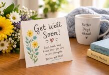 What to Put in a Get Well Card: 15+ Heartfelt Ideas That Comfort What to Put in a Get Well Card