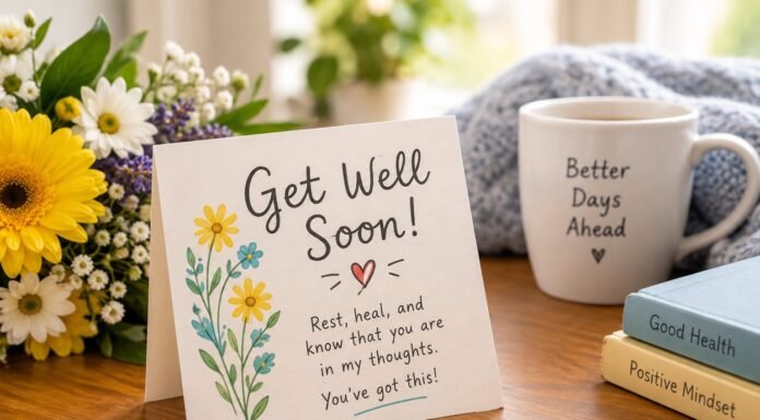 What to Put in a Get Well Card: 15+ Heartfelt Ideas That Comfort What to Put in a Get Well Card