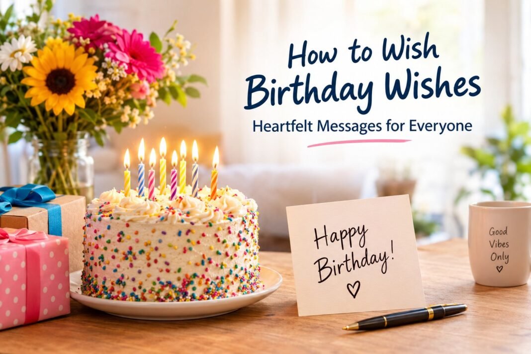 how to wish birthday wishes​
