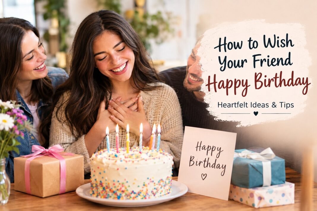 how to wish your friend happy birthday​