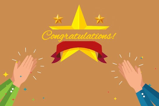 A Congratulatory Message