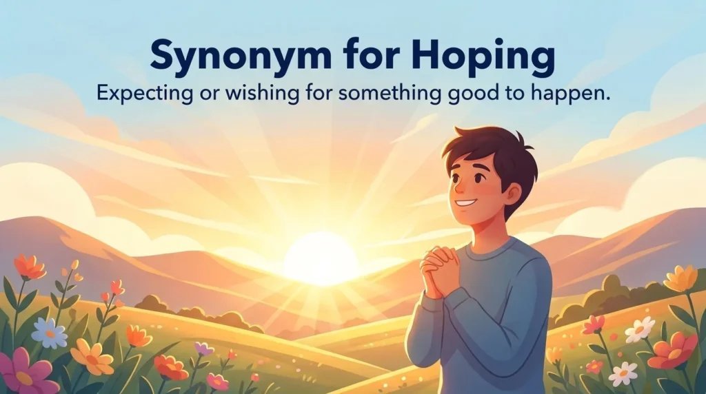What Is Another Word for Hoping